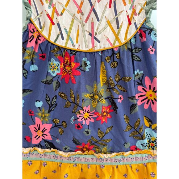 Matilda Jane Choose Your Own Path Pencil Floral Print Tunic Girl's Size 6 NWOT - Picture 3 of 7
